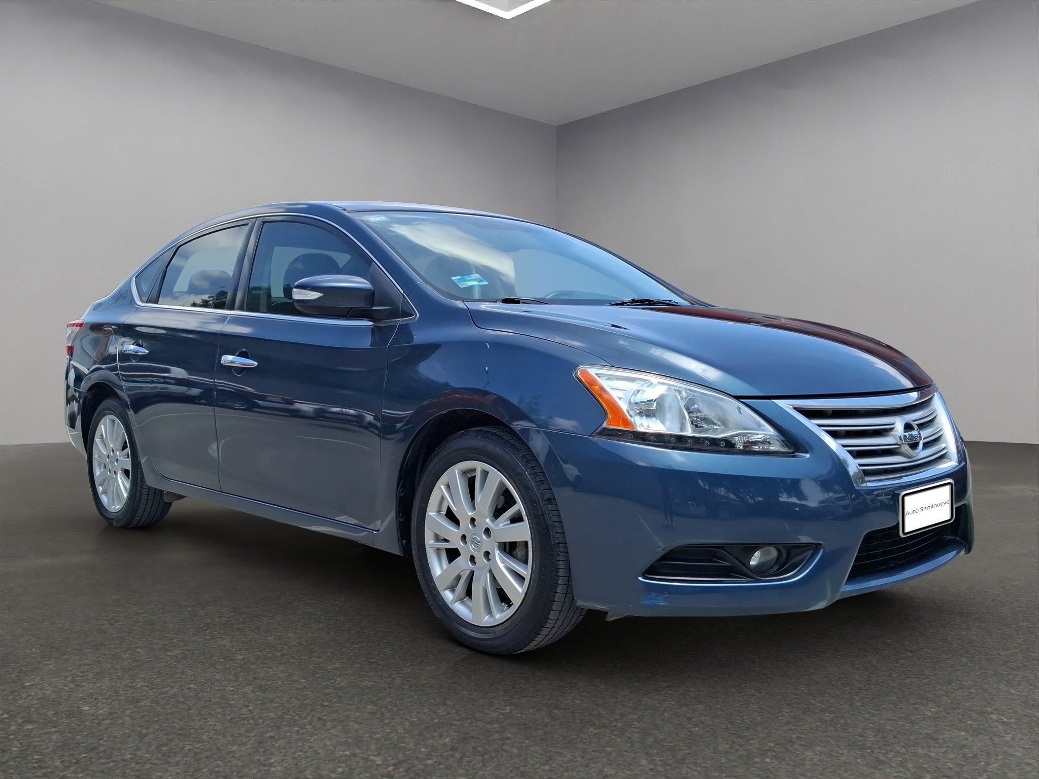 2016 Nissan SENTRA 4 PTS EXCLUSIVE CVT AAC AUT PIEL QC VOLANTEPIEL F NIEBLA RA-17
