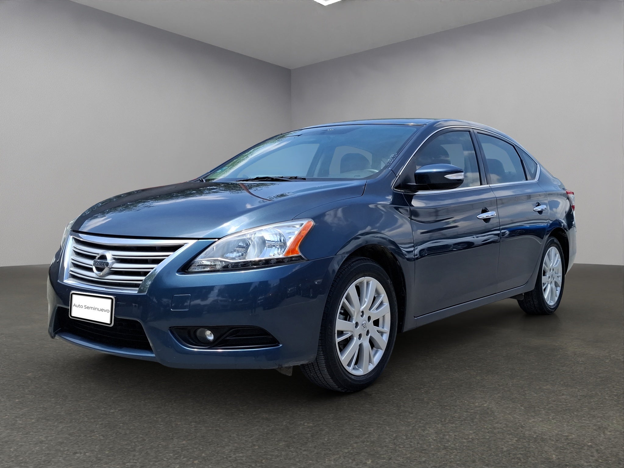 2016 Nissan SENTRA 4 PTS EXCLUSIVE CVT AAC AUT PIEL QC VOLANTEPIEL F NIEBLA RA-17